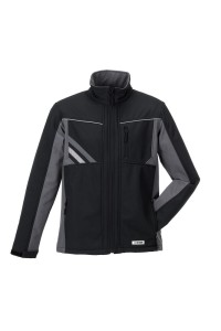 Kurtka softshell męska HIGHLINE 2721 - czarny/łupkowy/cynkowy - XXL
