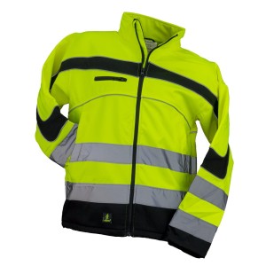 Kurtka softshell ostrzegawczy YELLOW - yellow - XL