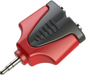 Roxtone RPAN360 przejściówka 2x mały jack gniazdo 1x wtyk