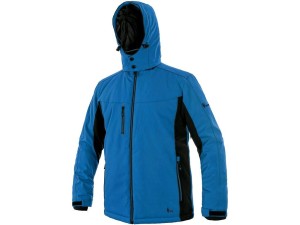 Kurtka softshell VEGAS męska zimowa - niebiesko-czarny - S