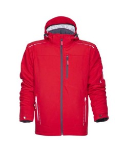 Kurtka softshell VISION zimowa - czerwony - XL