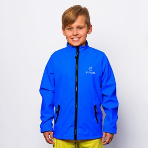 Kurtka treningowa wodoodporna PROS SPORTS model 713 dziecięca - niebieski - 152-164/L