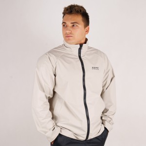 Kurtka wodoodporna PROS SPORTS RUNPRO model 723 - beżowy - 60/3XL