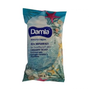 Mydło DAMLA morskie minerały z kolagenem i wit. F - 100g
