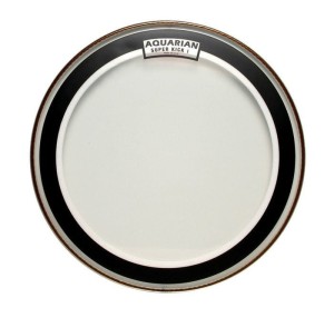 Aquarian Super Kick I clear 22" naciąg do centrali bity