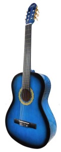 Carmen CG 851 BLS gitara klasyczna 4/4 niebieska 5 KOSTEK GRATIS!