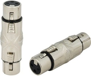 Roxtone RA3XFF przejściówka 2x XLR żeński (beczka)