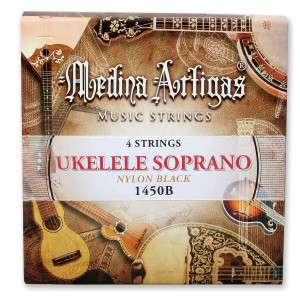 Medina Artigas Ukulele Nylon Black 1450B