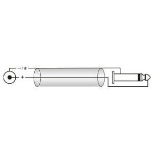 Roxtone RACC150L6 kabel 2x RCA m 2x duży jack 6m
