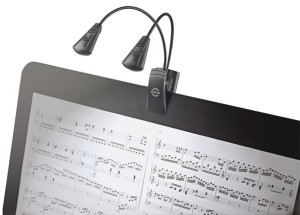 K&M 12244 podwójna lampka do pulpitu 2 LED