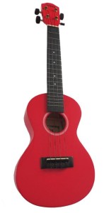 Noir NU1C RD ukulele koncertowe CZERWONE