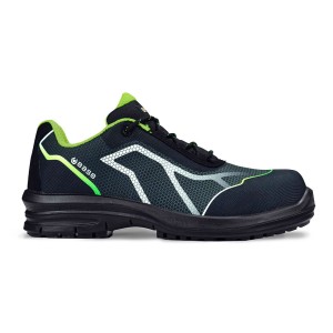 Półbuty Oren Shoe S3 SRC - czarny/zielony - 41