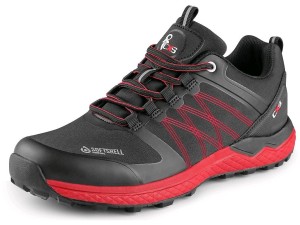 Półbuty softshell CXS SPORT - czarno-czerwone - 39