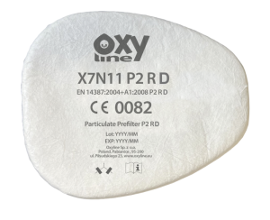 Prefiltr przeciwpyłowy OXYLINE OXYPRO X7N11 P2 R D