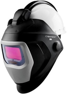 Przyłbica spawalnicza 3M Speedglas z serii 9100 QR, z filtrem spawalniczym 9100XX, z hełmem ochronnym 3M H-701, 583625