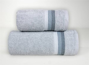 Ręcznik FROTEX OMBRE 70x140 - jasny popielaty