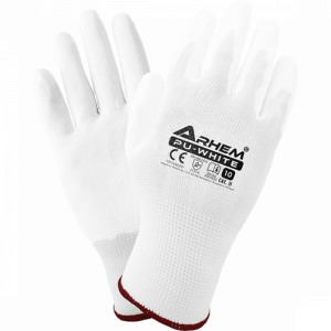 Rękawice ochronne PU-WHITE poliuretan - 09