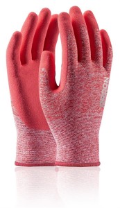 Rękawice powlekane ARDON NATURE TOUCH z blistrem - różowe - 07 SPE