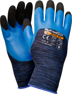 Rękawice WORKLINK SUPER TECH BLUE FIX - 9