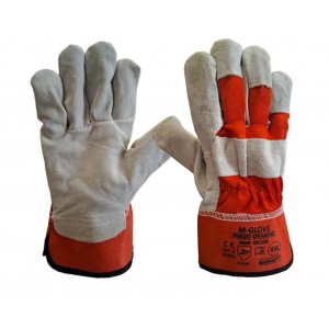 Rękawice wzmacniane skórą M-GLOVE RINGO ORANGE 4124X, 4243X - 10,5/XL