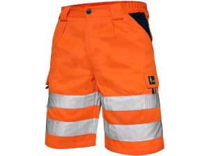 Spodenki NORWICH męskie ostrzegawcze - pomarańczowy - 56
