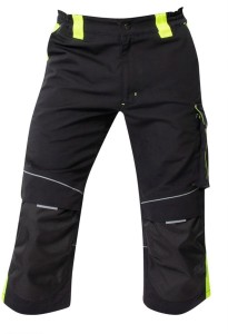 Spodnie 3/4 ARDON NEON - czarno-żółty - 52