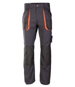 Spodnie do pasa BRIXTON PRACTICAL - grafit-pomarańcz - 102