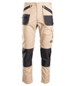 Spodnie do pasa BRIXTON PRACTICAL odpinane nogawki - beżowy - 29