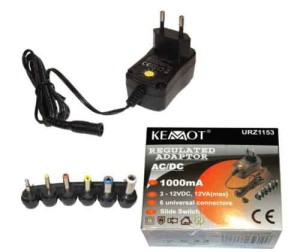 Akmuz URZ1153 zasilacz uniwersalny 3-12V 1000mA