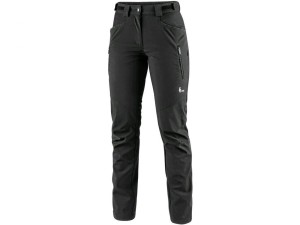 Spodnie do pasa CXS AKRON damskie softshell - czarny - 40
