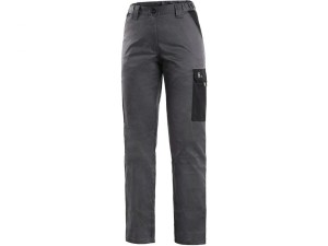 Spodnie do pasa CXS PHOENIX MONETA damskie - szaro-czarne - 36