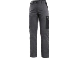 Spodnie do pasa CXS PHOENIX MONETA damskie - szaro-czarne - 56