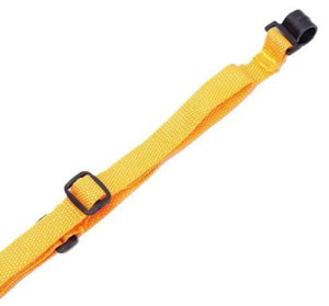 Jeremi CS-BD01OR pasek do ukulele z haczykiem POMARAŃCZOWY