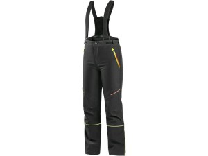Spodnie do pasa CXS TRENTON dziecięce softshell zimowe - czarny z elem. odblask. - 13