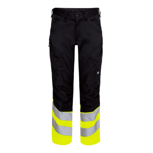 Spodnie do pasa ENGEL Safety - czarny/hivis żółty - 24