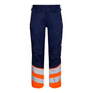 Spodnie do pasa ENGEL Safety - granatowy/hivis pomarańczowy - 26