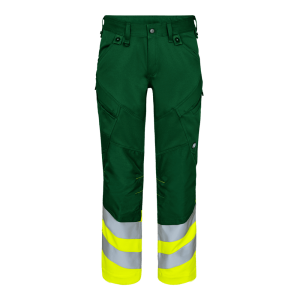 Spodnie do pasa ENGEL Safety - zielony/hivis żółty - 62