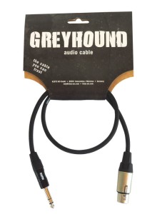 Klotz Greyhound GRG1FP01.5 kabel XLR f jack stereo 1,5m